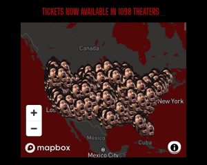 Thousands of theaters will show Markiplier's face.